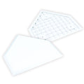 WHITE HOME PLATE WITHOUT SPIKES