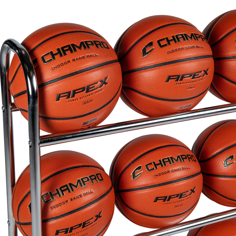 12 BALL RACK W/CASTERS